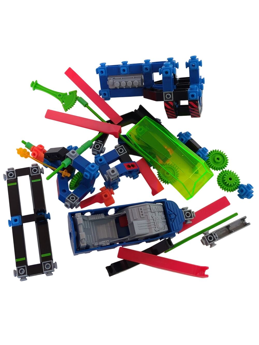 VTG 1983 Fisher Price Construx Building Parts Pieces Cockpit Lot Retro Toy